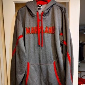 Men's XXXL Gray Under Armour Maryland Terrapins hoodie in like new condition